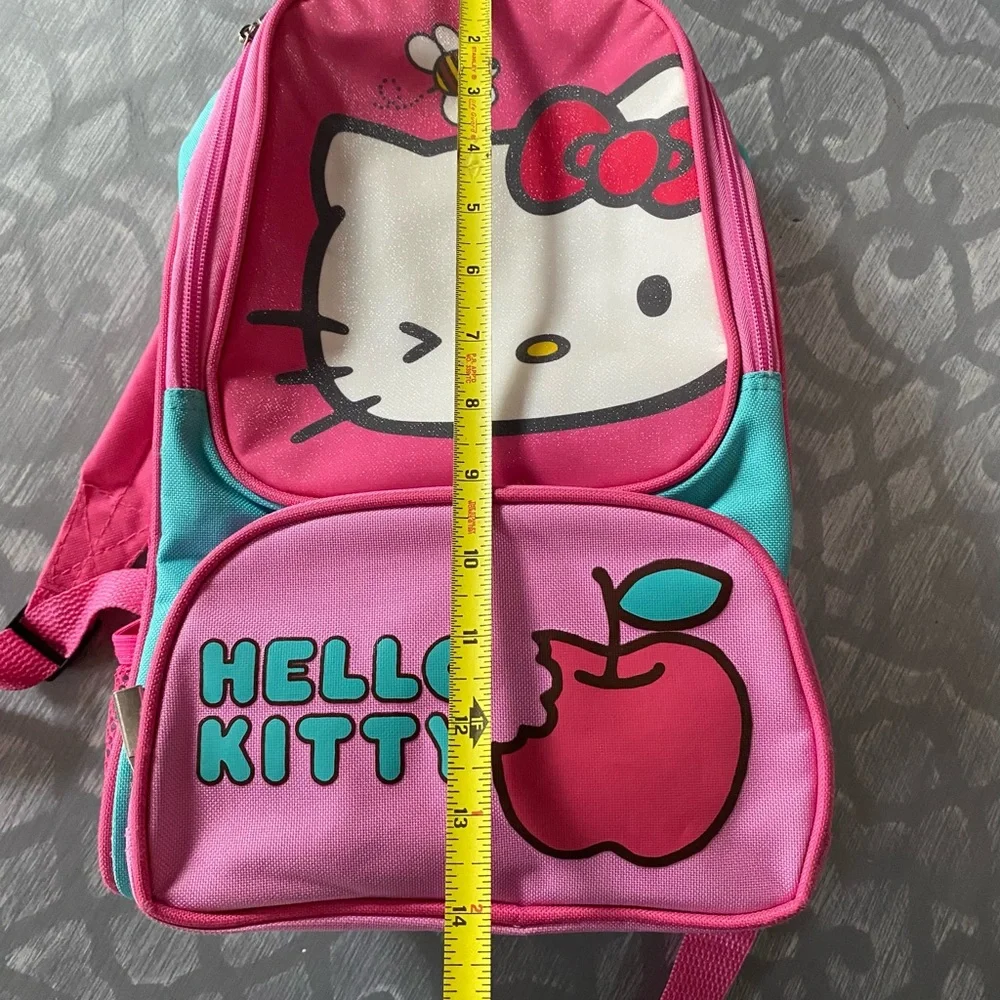 Hello Kitty Pink and Blue‎ Kids Backpack CLEAN